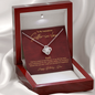 6-04 Inspirational To My Beautiful Mom (Knot Beauty) Necklace Template