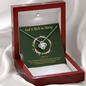 God is Rich in Mercy To My Beautiful Mom (Knot Beauty) Necklace Template