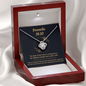 Proverbs 18_10 (Yellow) To My Beautiful Mom (Knot Beauty) Necklace Template