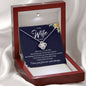 To My Wife Knot Necklace