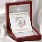 God Always Loves You To My Beautiful Mom (Knot Beauty) Necklace Template