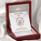 Always Follow God (Baptism) (W) To My Beautiful Mom (Knot Beauty) Necklace Template