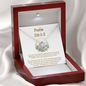 Psalm 116_1 2 To My Beautiful Mom (Knot Beauty) Necklace Template