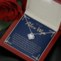 Police Wife 2022-02-21 (Dark Blue) To My Wife (Knot Beauty) Necklace