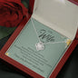 To My Wife Knot Necklace