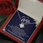 To My Wife Knot Necklace