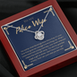 Police Wife 2022-02-21 (Dark Blue) To My Wife (Knot Beauty) Necklace