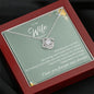 To My Wife Knot Necklace