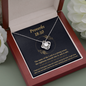 Proverbs 18_10 (Yellow) To My Beautiful Mom (Knot Beauty) Necklace Template