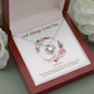 God Always Loves You To My Beautiful Mom (Knot Beauty) Necklace Template