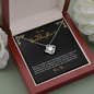 2022-04-06 Granddaughter 3D To My Beautiful Mom (Knot Beauty) Necklace Template