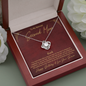 6-01 GodMother (Wish) To My Beautiful Mom (Knot Beauty) Necklace Template