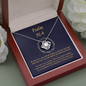 Psalm 91_4 (Blue) To My Beautiful Mom (Knot Beauty) Necklace Template