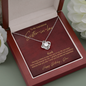 6-04 Inspirational To My Beautiful Mom (Knot Beauty) Necklace Template