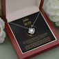 J仉16_33 To My Beautiful Mom (Knot Beauty) Necklace Template