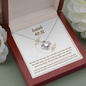 Isaiah 40:31 Necklace To My Friend | Sister | Granddaughter - Cubic Zirconia Crystal