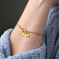 pPersonalized Godmother Infinity Bracelet, Godmother Gift, Fairy Godmother Gift, Initial Bracelet, Gift for Godmother, Godparent Gift