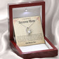 Second Mom Necklace | From Step Daughter to Chosen Mom & Adopted Mom, Jewelry Present Meaningful to Stepmother Necklace and Unbiological Mom