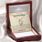 Second Mom Necklace | From Step Daughter to Chosen Mom & Adopted Mom, Jewelry Present Meaningful to Stepmother Necklace and Unbiological Mom