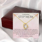 Stepmother Necklace | Present Meaningful Jewelry from Step Daughter to Unbiological Mom, Second Mother, Adopted Mom, Gifts to Get My Mom
