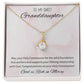 1st Communion Gifts for Granddaughter, Christening, First Communion, Confirmation, Girl Necklace & Best Wishes in Gift Box from Grandmother