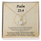 Psalm 23:4 Necklace For Her | Motivational Gift | Recovery Necklace | Friendship Gift | Strong Woman Gift | Christian Necklaces For Women