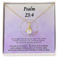 15 2022 Psalm 23:4 Necklace For Her | Motivational Gift | Recovery Necklace | Friendship Gift | Strong Woman Gift | Christian Necklaces For Women Beauty Necklace
