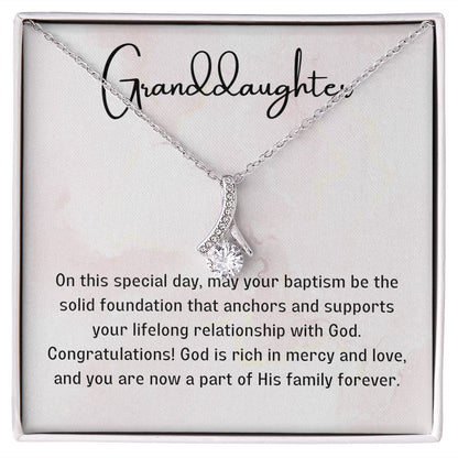 Baptism Gift Girl Present From Grandparents | Granddaughter Christening Gift | Christening Gift Present for Granddaughter