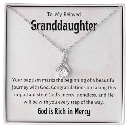 Baptism Gift Girl Present From Grandparents | Granddaughter Christening Gift | Christening Gift Present for Granddaughter