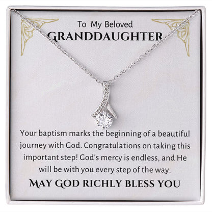 Baptism Gift Girl Present From Grandparents | Granddaughter Christening Gift | Christening Gift Present for Granddaughter