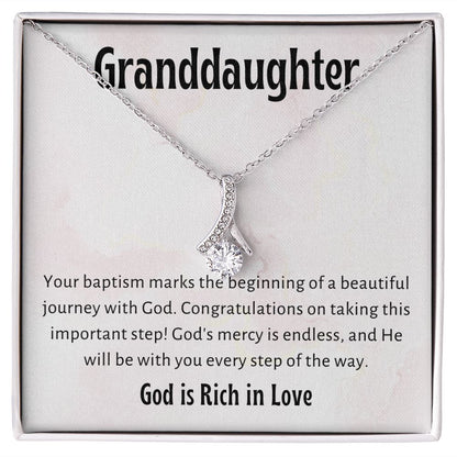 Baptism Gift Girl Present From Grandparents | Granddaughter Christening Gift | Christening Gift Present for Granddaughter