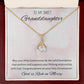 1st Communion Gifts for Granddaughter, Christening, First Communion, Confirmation, Girl Necklace & Best Wishes in Gift Box from Grandmother
