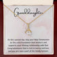 1st Communion Gifts for Granddaughter, Christening, First Communion, Confirmation, Girl Necklace & Best Wishes in Gift Box from Grandmother