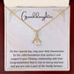 1st Communion Gifts for Granddaughter, Christening, First Communion, Confirmation, Girl Necklace & Best Wishes in Gift Box from Grandmother