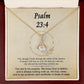Psalm 23:4 Necklace For Her | Motivational Gift | Recovery Necklace | Friendship Gift | Strong Woman Gift | Christian Necklaces For Women