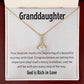 Baptism Gift Girl Present From Grandparents | Granddaughter Christening Gift | Christening Gift Present for Granddaughter