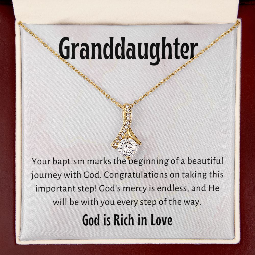 Baptism Gift Girl Present From Grandparents | Granddaughter Christening Gift | Christening Gift Present for Granddaughter