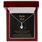 Psalm 23 Encouraging Her | Bible Verse Pendant | Christian Necklaces | Christian Jewelry For Women | Religious Gift For Her | Faith Necklace