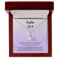 15 2022 Psalm 23:4 Necklace For Her | Motivational Gift | Recovery Necklace | Friendship Gift | Strong Woman Gift | Christian Necklaces For Women Beauty Necklace