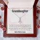1st Communion Gifts for Granddaughter, Christening, First Communion, Confirmation, Girl Necklace & Best Wishes in Gift Box from Grandmother