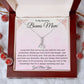 Bonus Mom Gift | Stepmom Necklace from Stepdaughter, Thank You Gifts to Get My Second Mom, Unbiological Mother, Chosen Mom & Stepped Up Mom
