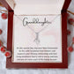 1st Communion Gifts for Granddaughter, Christening, First Communion, Confirmation, Girl Necklace & Best Wishes in Gift Box from Grandmother