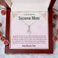 Second Mom Necklace | From Step Daughter to Chosen Mom & Adopted Mom, Jewelry Present Meaningful to Stepmother Necklace and Unbiological Mom