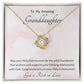 1st Communion Gifts for Granddaughter, Christening, Baptism, Confirmation, Necklace & Meaningful Message in Gift Box from Grandmother