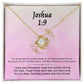Joshua 1:9 Necklace For Her | Motivational Gift | Recovery Necklace | Friendship Gift | Strong Woman Gift | Be Strong Necklace | Warrior Gift