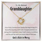 1st Communion Gifts for Granddaughter, Christening, Baptism, Confirmation, Necklace & Meaningful Message in Gift Box from Grandmother