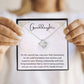1st Communion Gifts for Granddaughter, Christening, Baptism, Confirmation, Necklace & Meaningful Message in Gift Box from Grandmother