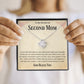 Second Mom Necklace | From Step Daughter to Chosen Mom & Adopted Mom, Jewelry Present Meaningful to Stepmother Necklace and Unbiological Mom