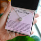 Bonus Mom Gift | Stepmom Necklace from Stepdaughter, Thank You Gifts to Get My Second Mom, Unbiological Mother, Chosen Mom & Stepped Up Mom