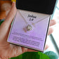 Joshua 1:9 Necklace For Her | Motivational Gift | Recovery Necklace | Friendship Gift | Strong Woman Gift | Be Strong Necklace | Warrior Gift